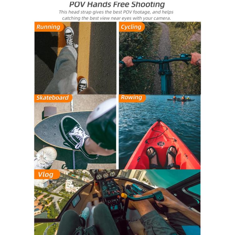 Sunnylife XD742 360 Degree Universal Sports Camera Chest Strap Mount, Universal - ORIWHIZChest BeltDJI & Insta360 AccessoriesSunnylife