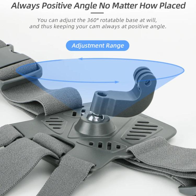 Sunnylife XD742 360 Degree Universal Sports Camera Chest Strap Mount, Universal - ORIWHIZChest BeltDJI & Insta360 AccessoriesSunnylife