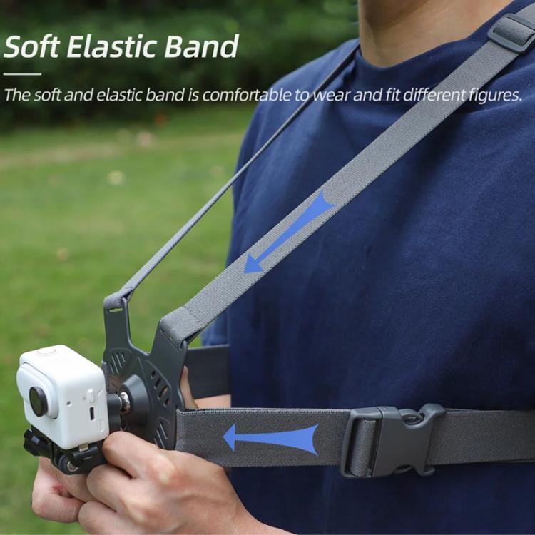 Sunnylife XD742 360 Degree Universal Sports Camera Chest Strap Mount, Universal - ORIWHIZChest BeltDJI & Insta360 AccessoriesSunnylife