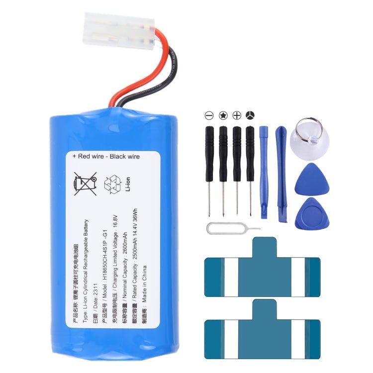 Sweeper Battery Replacement, For Xiaomi Roborock S50 S51 S55 T60 5200mAh, For Xiaomi MiJIA Puppy R30 R35 2500mAh - ORIWHIZ