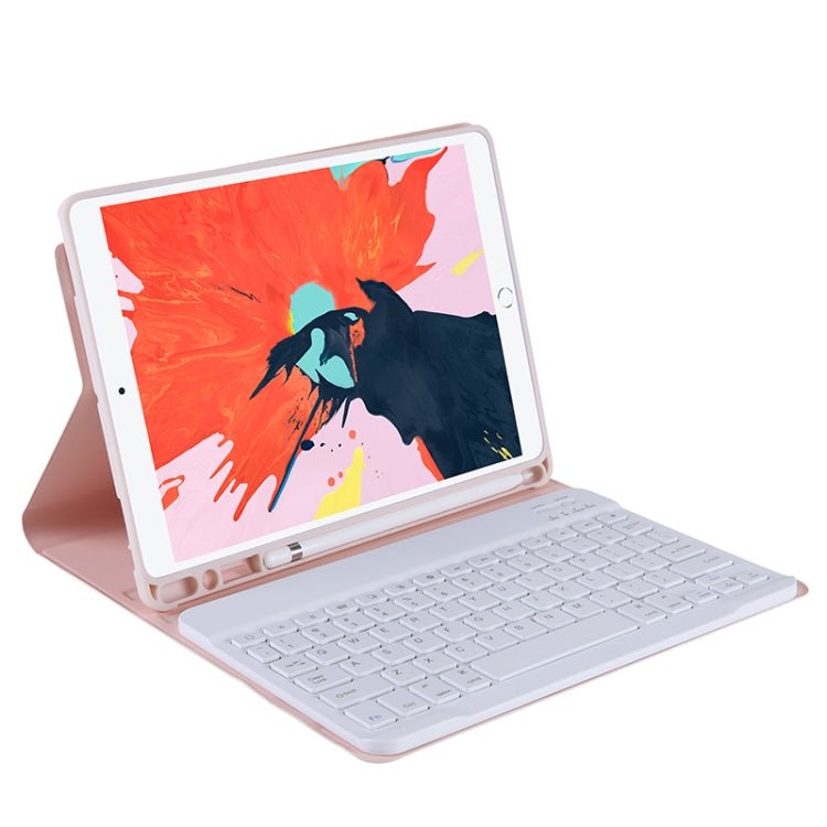 T07BB For iPad 9.7 inch / iPad Pro 9.7 inch / iPad Air 2 / Air (2018 & 2017) TPU Candy Color Ultra - thin Bluetooth Keyboard Protective Case with Stand & Pen Slot, For iPad 9.7 inch - ORIWHIZApple AccessoriesiPad KeyboardiPad Keyboard Universal