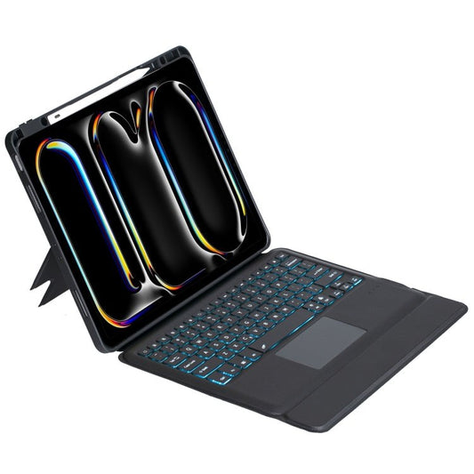 T14B - AS Detachable Rotating Backlit Touch Bluetooth Keyboard Case For iPad Pro 13 2024, For iPad Pro 13 2024 - ORIWHIZApple AccessoriesiPad KeyboardiPad Keyboard For iPad Pro