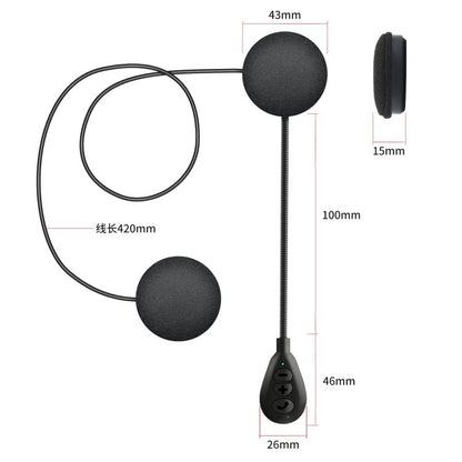 T6 Motorcycle Helmet Bluetooth V5.0 Headset, T6 - ORIWHIZConsumer ElectronicsMotorcycle Walkie TalkieWalkie Talkie