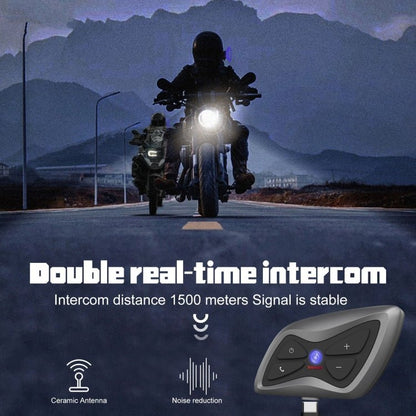 T6plus Motorcycle Helmets Smart Intercom And Bluetooth Headset, T6plus - ORIWHIZConsumer ElectronicsMotorcycle Walkie TalkieWalkie Talkie