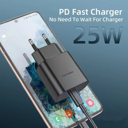 TA800 PD / PPS 25W Type - C Port Charger for Samsung, EU Plug, EU Plug - ORIWHIZ