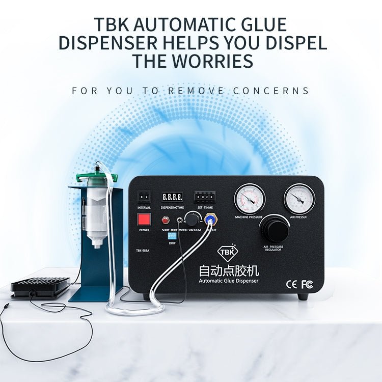 TBK - 983A Built - in Pump Glue Dispenser Fully Automatic Glue Filling Machine, US Plug, TBK - 983A (EU Plug), TBK - 983A (US Plug) - ORIWHIZ