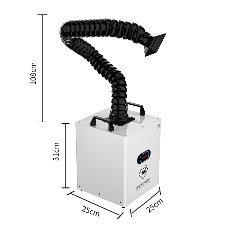 TBK618 220V Soldering Fume Extractor Industrial Soldering Iron Fume Laser Marking Fume Extractor Mobile Purifying Smoke Apparatus, TBK - 618 - ORIWHIZ