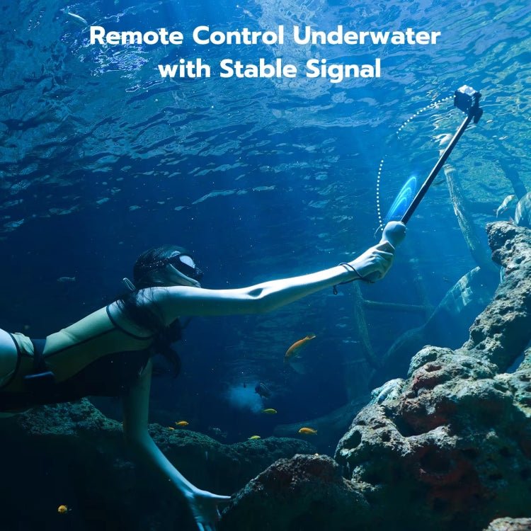 TELESIN 0.85m Underwater Selfie Stick Wireless Remote Control For GoPro HERO12 Black / HERO11 Black / HERO10 Black / HERO9 Black / HERO8 Black, Selfie Stick - ORIWHIZDJI & Insta360 AccessoriesStabilizer GripTELESIN