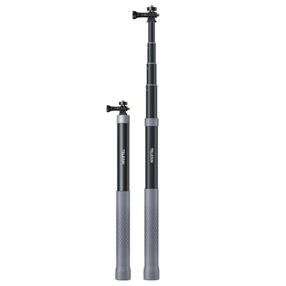 TELESIN 1.2m Carbon Fiber Monopod Selfie Stick With 1/4 Screw For Action Cameras, 1.2m - ORIWHIZDJI & Insta360 AccessoriesExtendable PoleTELESIN