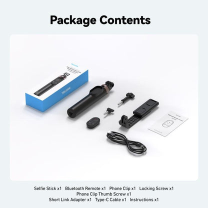 TELESIN Bluetooth Remote Control Selfie Stick Tripod For Action Cameras And Smartphones - ORIWHIZDJI & Insta360 AccessoriesExtendable PoleTELESIN