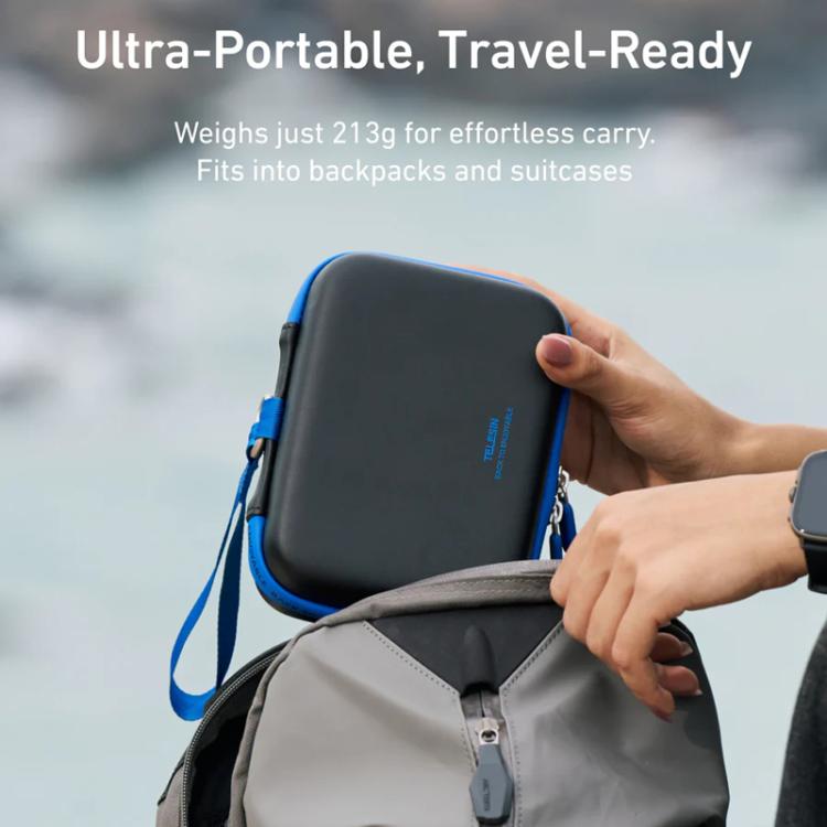 TELESIN DisAdv Medium Hard Shell Carrying Case Storage Bag for DJI Osmo Action 6 / 5 Pro / 4 / 3 - ORIWHIZCase & BagsDJI & Insta360 AccessoriesOsmo Action Series