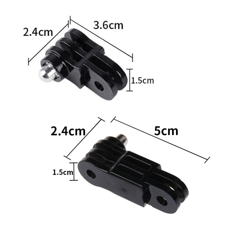 TELESIN Screw Adapter Adjustment Arm For GoPro Hero12 Black / Hero11/10 /9 /8 /7 /6 /5, Insta360 Ace / Ace Pro, DJI Osmo Action 4 and Other Action Cameras, Same Direction Long Adapter, Same Direction Short Adapter, Different Direction Long Adapter     ... - ORIWHIZConnection MountDJI & Insta360 AccessoriesUniversal Mount & Holder