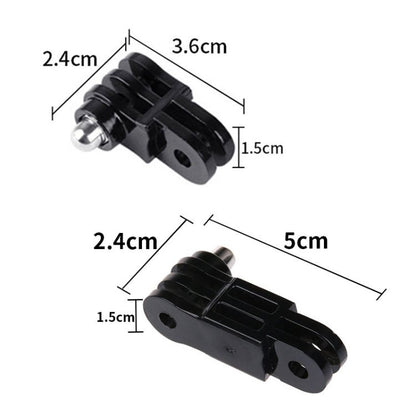 TELESIN Screw Adapter Adjustment Arm For GoPro Hero12 Black / Hero11/10 /9 /8 /7 /6 /5, Insta360 Ace / Ace Pro, DJI Osmo Action 4 and Other Action Cameras, Same Direction Long Adapter, Same Direction Short Adapter, Different Direction Long Adapter     ... - ORIWHIZConnection MountDJI & Insta360 AccessoriesUniversal Mount & Holder