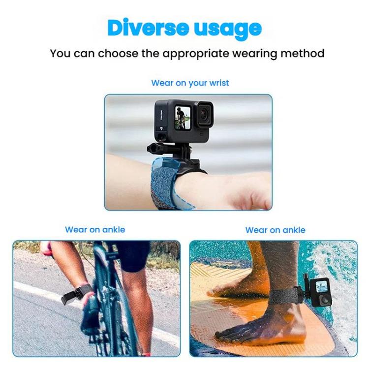 TELESIN Sports Camera Wrist Strap Steering Wrist Mount Strap - ORIWHIZDJI & Insta360 AccessoriesTELESINUniversal Chest & Head Belt