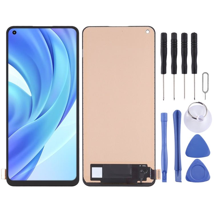 TFT Material Original LCD Screen and Digitizer Full Assembly for Xiaomi Mi 11 Lite/11 Lite 5G NE, For Xiaomi Mi 11 Lite(TFT) - ORIWHIZ