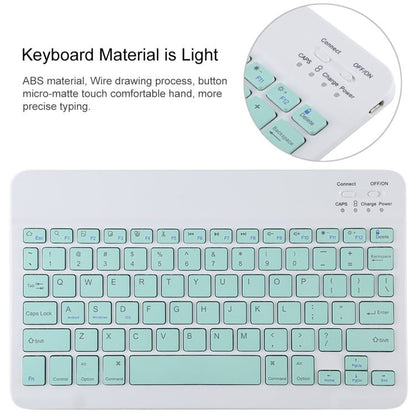 TG11B Detachable Bluetooth Green Keyboard + Microfiber Leather Tablet Case for iPad Pro 11 inch (2020), with Pen Slot & Holder, Green Keyboard - ORIWHIZApple AccessoriesiPad KeyboardiPad Keyboard For iPad Pro