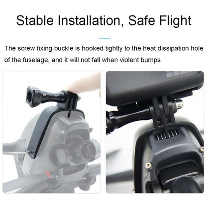 Top Expansion Adapter Bracket Sports Camera Bracket, For DJI FPV - ORIWHIZCQTDJI & Insta360 AccessoriesDJI FPV Series