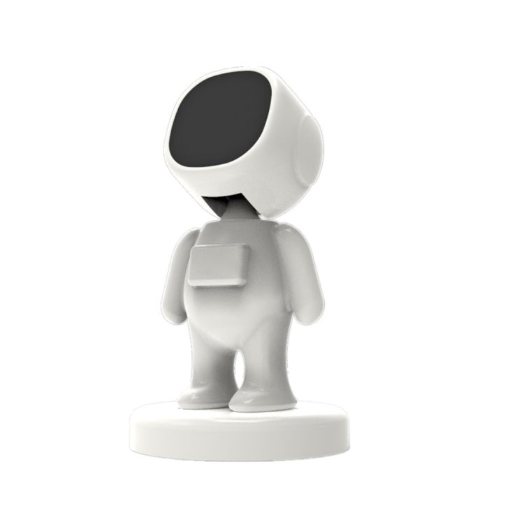 TOPFREE Astronaut Car Bracket Magnetic Adhesive Paste Navigation Car Phone Bracket, White, Black - ORIWHIZ