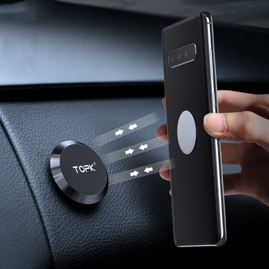 TOPK D21 Car Mobile Phone Holder Magnetic Universal In - car Phone Holder Stand, D21 - ORIWHIZ