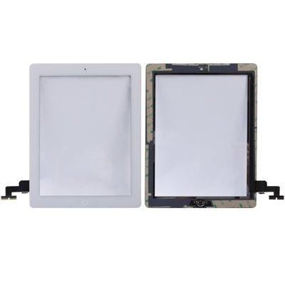 Touch Panel (Controller Button + Home Key Button PCB Membrane Flex Cable + Touch Panel Installation Adhesive) for iPad 2 / A1395 / A1396 / A1397 , For iPad 2+Adhesive, For iPad 2 + Adhesive - ORIWHIZ