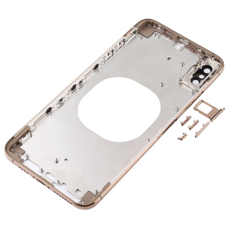 Transparent Back Cover with Camera Lens & SIM Card Tray & Side Keys for iPhone XS Max, For iPhone XS Max(Transparent), For iPhone XS Max (Camera Len), For iPhone XS Max(Transparent Back) - ORIWHIZ
