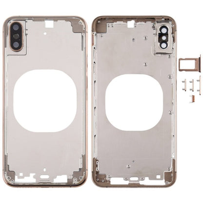 Transparent Back Cover with Camera Lens & SIM Card Tray & Side Keys for iPhone XS Max, For iPhone XS Max(Transparent), For iPhone XS Max (Camera Len), For iPhone XS Max(Transparent Back) - ORIWHIZ