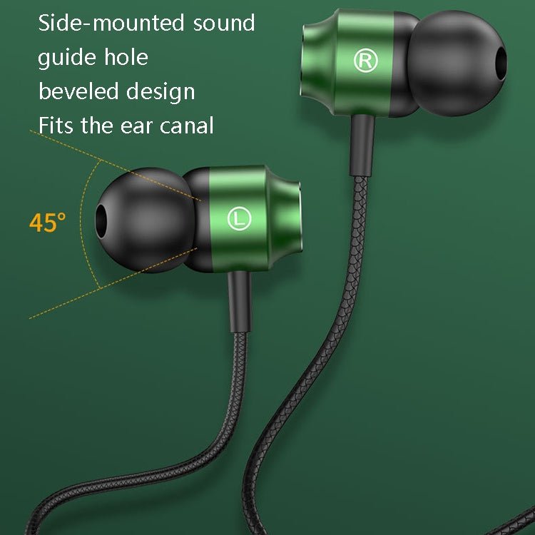 TS902 Metal In - Ear USB - C / Type - C Game Earphone, Cable Length: 1.2m, Red, Green, Black, Silver Gray - ORIWHIZ