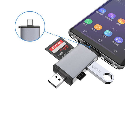 Typce - C+USB+Micro USB OTG Card Reader - ORIWHIZ