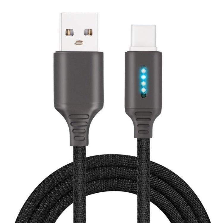 Type - c Intelligent automatic Power cut - off Cable for Zinc Alloy in Light - emitting Data Line - ORIWHIZ