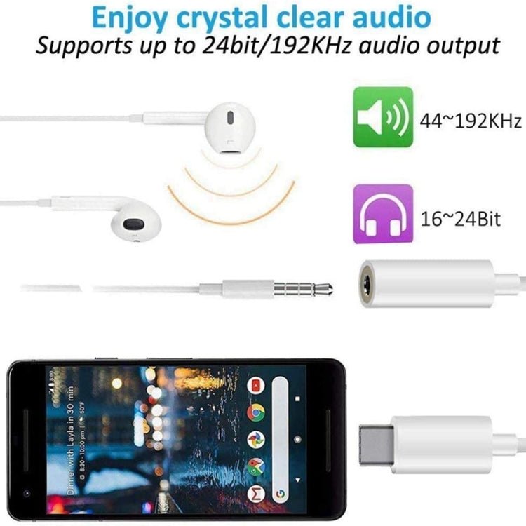 Type C to 3.5mm Female Headphone Jack Adapter for Samsung Galaxy S22 S22+ S21 S21+ S20 S20+ Ultra Note 20 Note 10 Plus S10 Plus S10e S9+ S8 Plus, DS - NO10T35 - ORIWHIZ