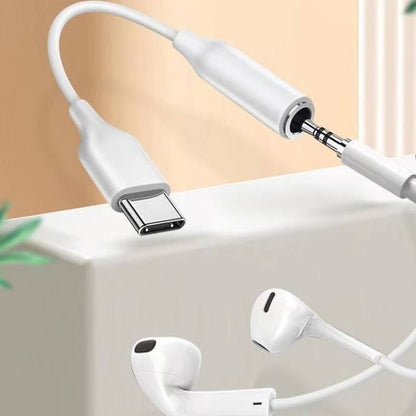 Type C to 3.5mm Female Headphone Jack Adapter for Samsung Galaxy S22 S22+ S21 S21+ S20 S20+ Ultra Note 20 Note 10 Plus S10 Plus S10e S9+ S8 Plus, DS - NO10T35 - ORIWHIZ