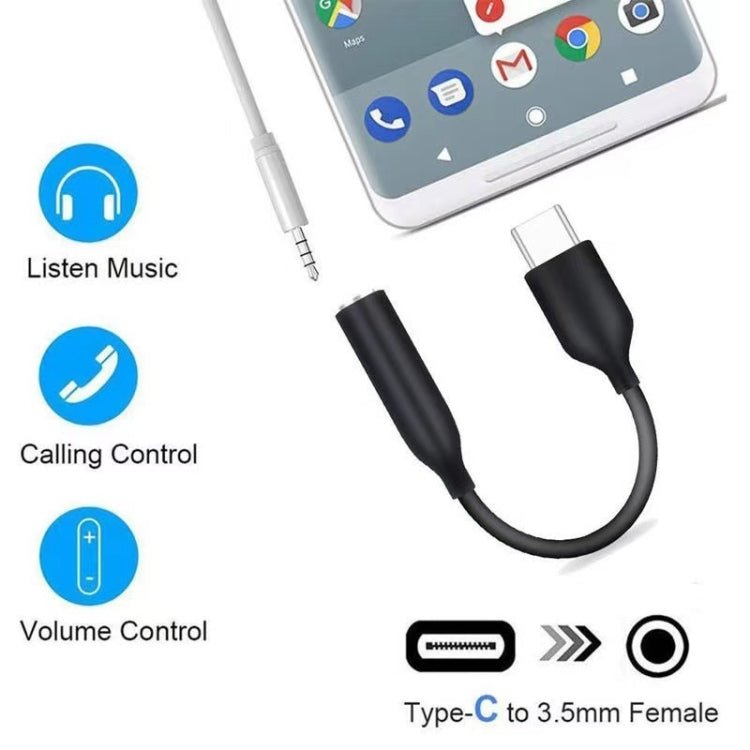 Type C to 3.5mm Female Headphone Jack Adapter for Samsung Galaxy S22 S22+ S21 S21+ S20 S20+ Ultra Note 20 Note 10 Plus S10 Plus S10e S9+ S8 Plus, DS - NO10T35 - ORIWHIZ