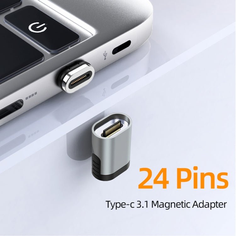 TZ28 PD 100W 24Pin Fast Charge Data and Video Transmission Type - C / USB - C Magnetic Adapter - ORIWHIZ