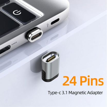 TZ28 PD 100W 24Pin Fast Charge Data and Video Transmission Type - C / USB - C Magnetic Adapter - ORIWHIZ