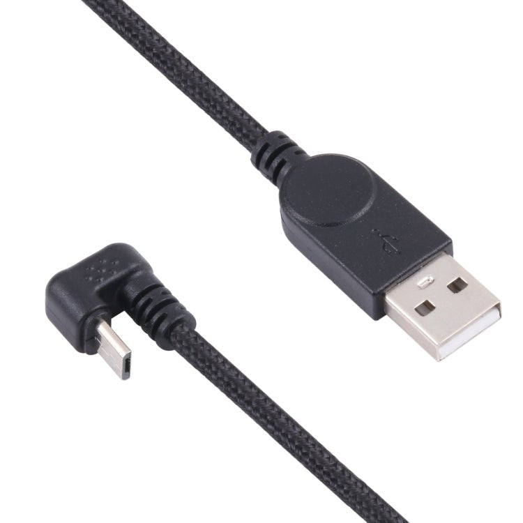 U - shaped Micro USB Male to USB Male Nylon Braid Charge Data Cable, Micro USB to USB - ORIWHIZ