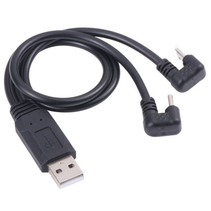 U - shaped USB - C / Type - C Male + Micro USB Male to USB Cable, Type - C + Micro USB to USB - ORIWHIZ