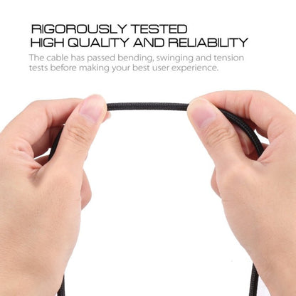 U - shaped USB - C / Type - C Male to USB Male Nylon Braid Charge Data Cable, Type - C to USB - ORIWHIZ