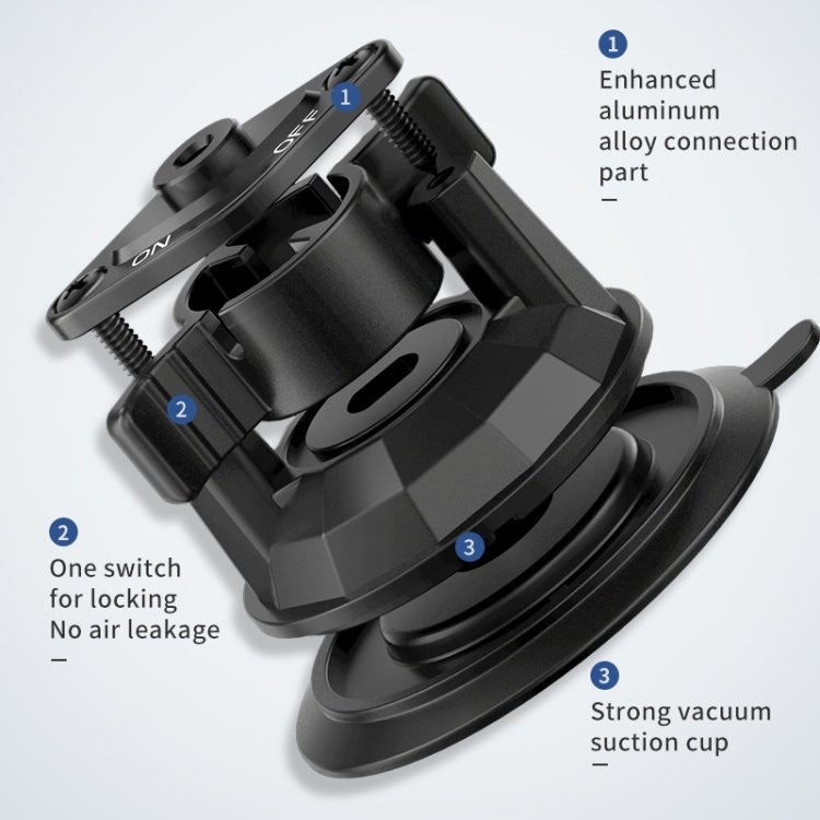 UBA - P1L Car Flexible Tablet Suction Cup Clamp Holder with Extension Rod without Remote Control, UBA - P1L - ORIWHIZ