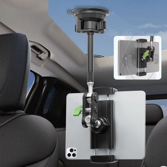 UBA - P1L Car Flexible Tablet Suction Cup Clamp Holder with Extension Rod without Remote Control, UBA - P1L - ORIWHIZ