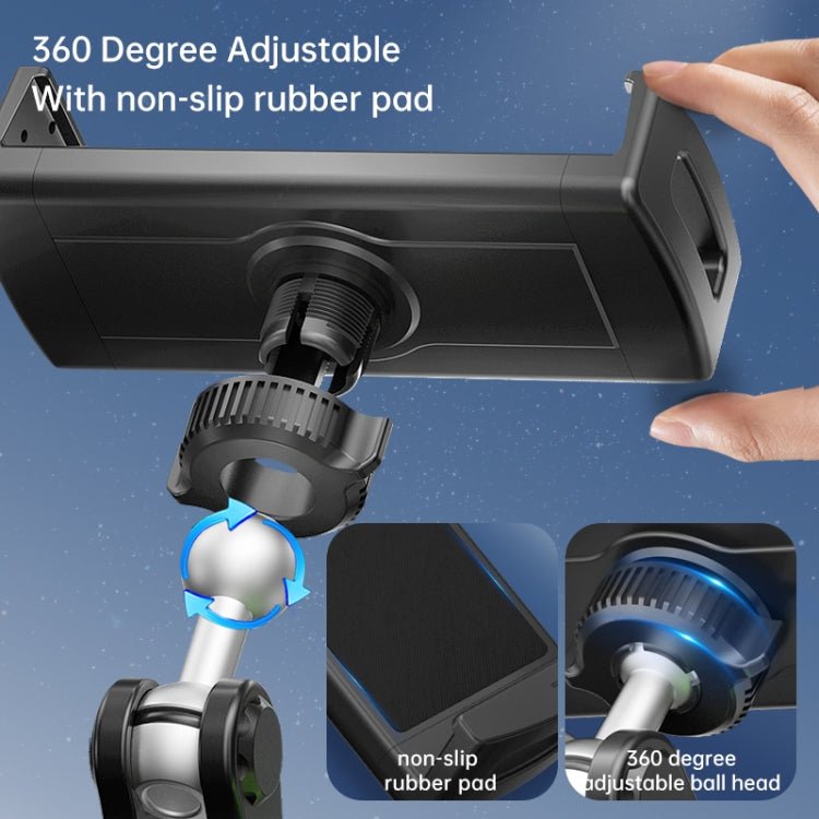 UBA - P1L Car Flexible Tablet Suction Cup Clamp Holder with Extension Rod without Remote Control, UBA - P1L - ORIWHIZ