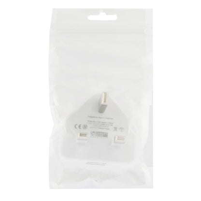 UK Plug 5V 2.1A Dual Port USB Charge Adapter - ORIWHIZ