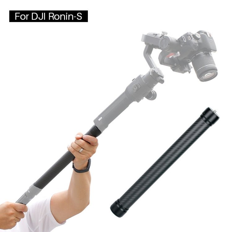Ulanzi Agimbalgear Hand - Held Stabilization Gimbal Carbon Fiber Extension Rod For DJI RONIN - S, For DJI RONIN - S Length: 35.5cm - ORIWHIZDJI & Insta360 AccessoriesOthersUniversal Grip Tripod