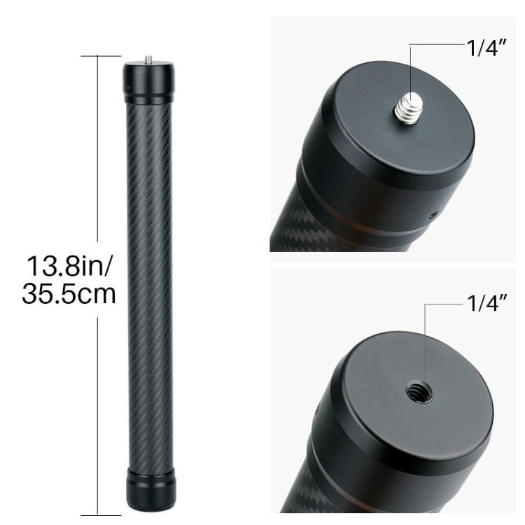 Ulanzi Agimbalgear Hand - Held Stabilization Gimbal Carbon Fiber Extension Rod For DJI RONIN - S, For DJI RONIN - S Length: 35.5cm - ORIWHIZDJI & Insta360 AccessoriesOthersUniversal Grip Tripod