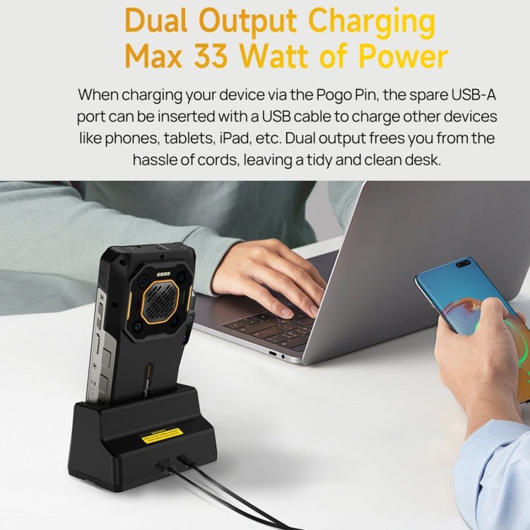 Ulefone UAS22 33W Desk Charging Dock For Armor 26 Ultra, For Armor 26 Ultra - ORIWHIZ