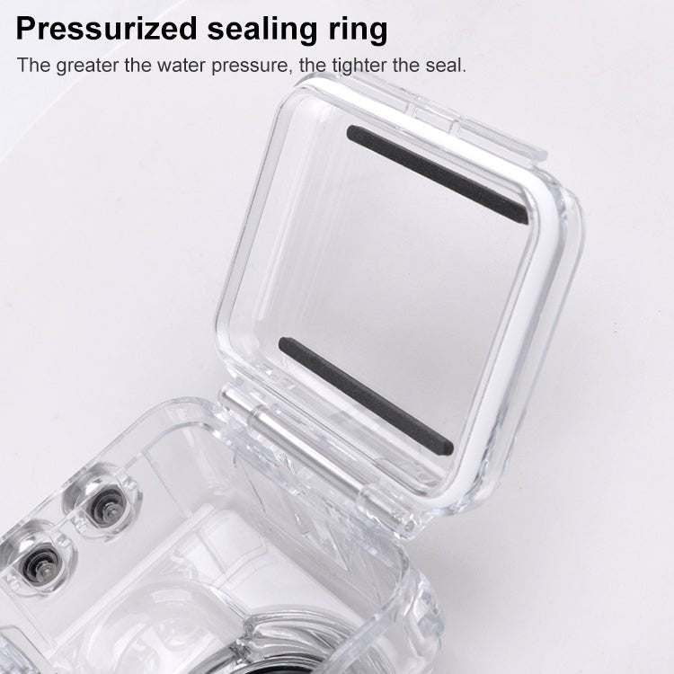 Underwater Waterproof Housing Case with Touch Back Cover, For Insta360 GO 3 / 3S - ORIWHIZDJI & Insta360 AccessoriesInsta360 GO SeriesProtection & Cases