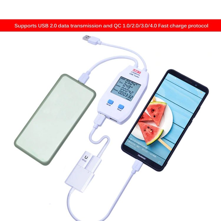 UNI - T USB Voltmeter Ammeter Tester UT658DUAL, UT658DUAL - ORIWHIZ