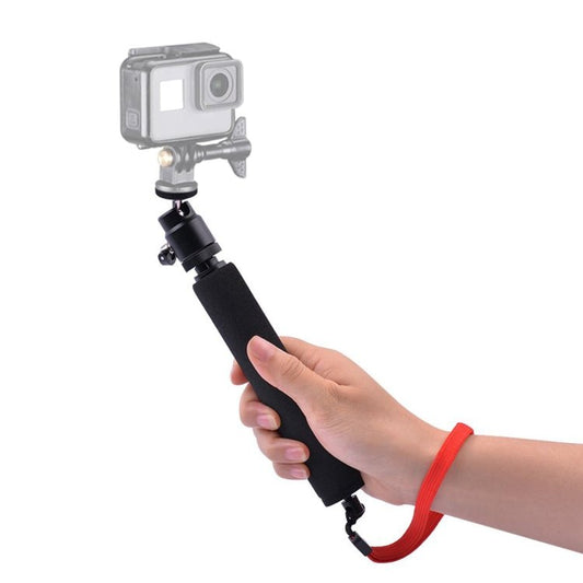 Universal 360 degree Selfie Stick with Red Rope for Gopro, Cellphone, Compact Cameras with 1/4 Threaded Hole, Length: 210mm - 525mm, Length: 21 - 52cm - ORIWHIZDJI & Insta360 AccessoriesExtendable PoleUniversal Grip Tripod