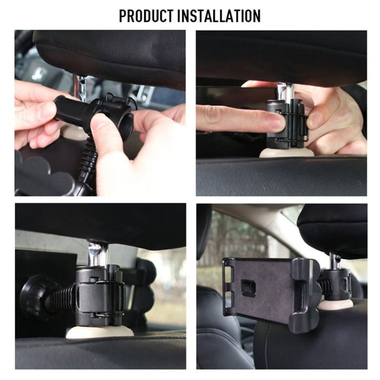 Universal Adjustable Car Tablet Stand Holder Car Seat Back Bracket For 4 - 11 Inch Tablet - ORIWHIZ
