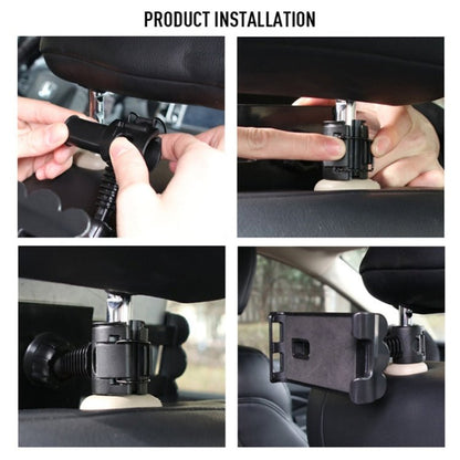 Universal Adjustable Car Tablet Stand Holder Car Seat Back Bracket For 4 - 11 Inch Tablet - ORIWHIZ