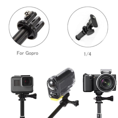 Universal Aluminum Alloy Selfie Stick with Adapter, Length: 25 - 75cm, Length: 25 - 75cm - ORIWHIZDJI & Insta360 AccessoriesExtendable PoleUniversal Grip Tripod